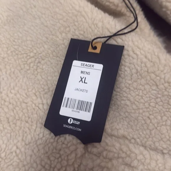 SEAGER Basecamp Sherpa Jacket ~ NWT